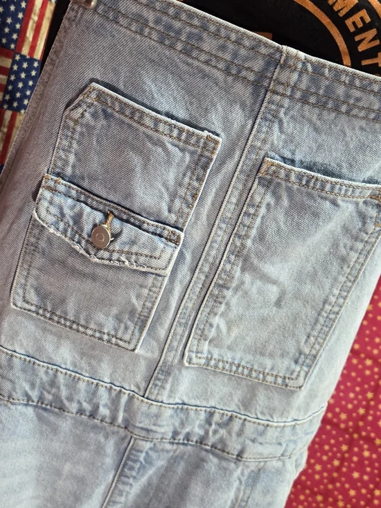 **Celebrity Pink Light Blue Denim Piece** - Picture 6 of 10